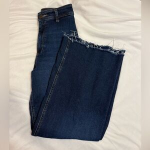 Zara Sailor Wide Leg Cropped Jeans